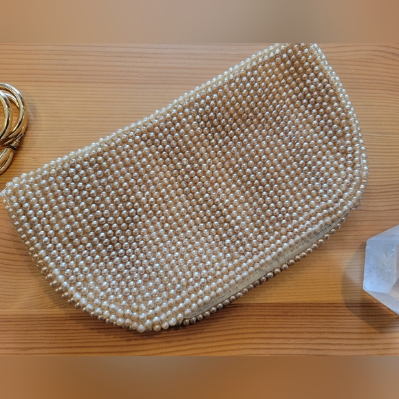 Vintage Pearl Beaded Bag - Picture 2 of 5